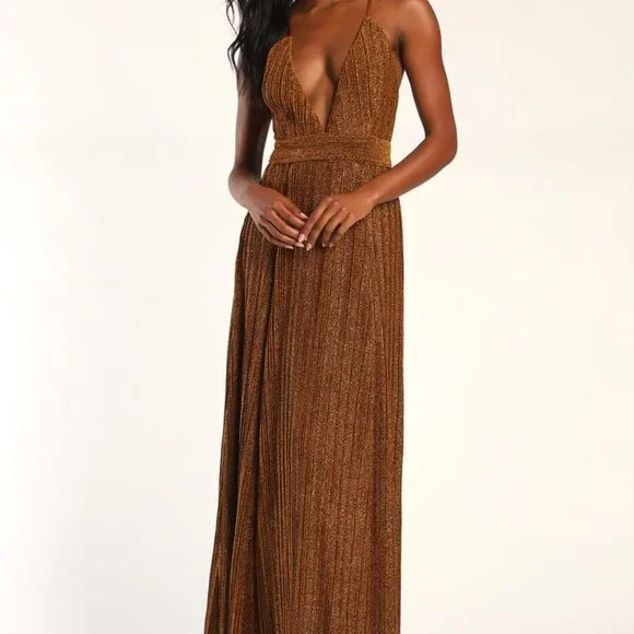 Lulus | Dresses | Lulus Gold Sparkle Dress Maxi | Poshmark Lulus | Dresses | Lulus Gold Sparkle Dress Maxi | Poshmark